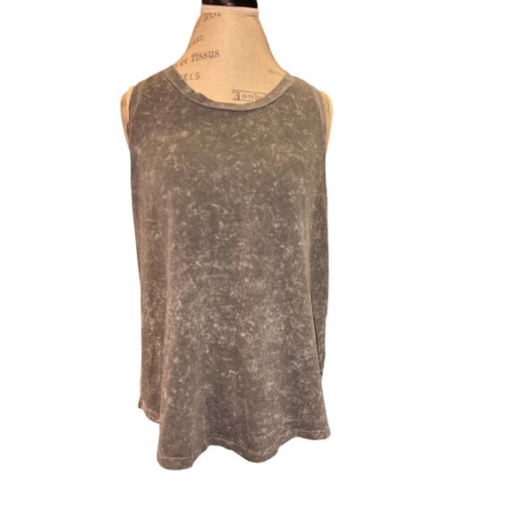 Wild Fable Women's Acid Wash Gray Tank Top Size Large EUC - Picture 1 of 5
